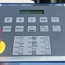 Bediendisplay mit Programmwahl