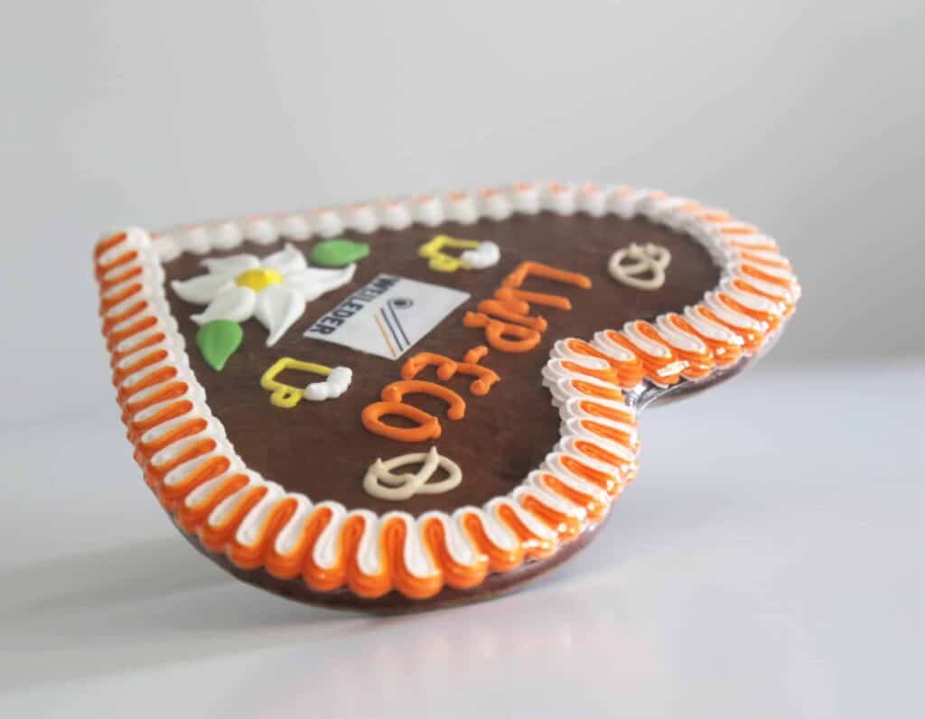 Lebkuchen Herz in Folie 