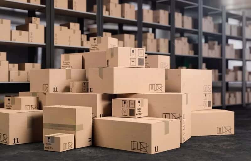 versandverpackungen im lager